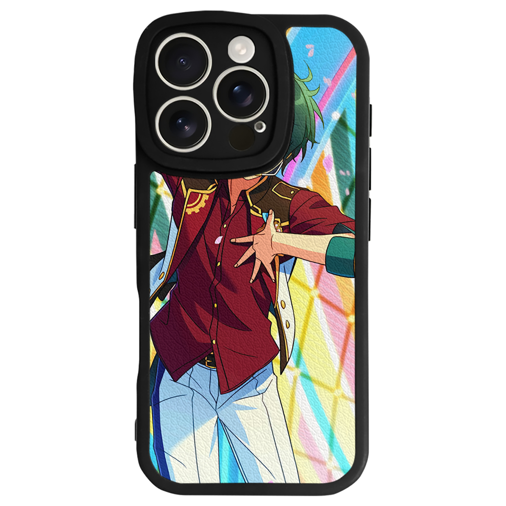 （画像用） あんさんぶるスターズ! Ensemble Stars 【iPhone 16シリーズ対応】シリコンスマホケース（レザー調） 材質：シリコン